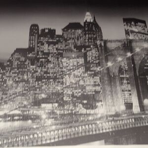 Black and White Cityscape Wall Art